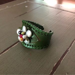 Handmade Leather Cuff Bracelet
